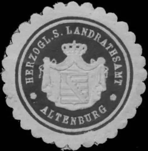 Herz. Landrathsamt Altenburg