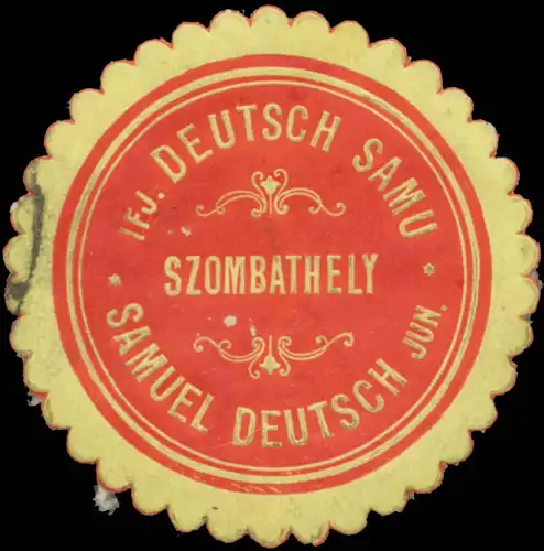 Deutsch Samu - Samuel Deutsch