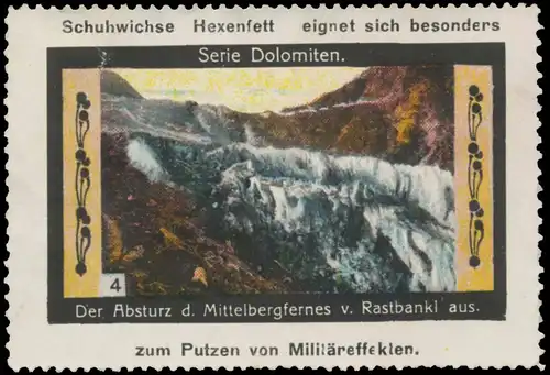 Der Absturz d. Mittelbergfernes v. Rastbankl aus