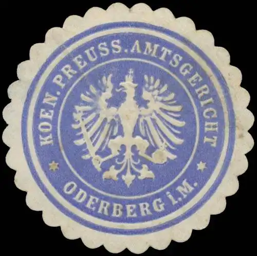 K.Pr. Amtsgericht Oderberg/Mark