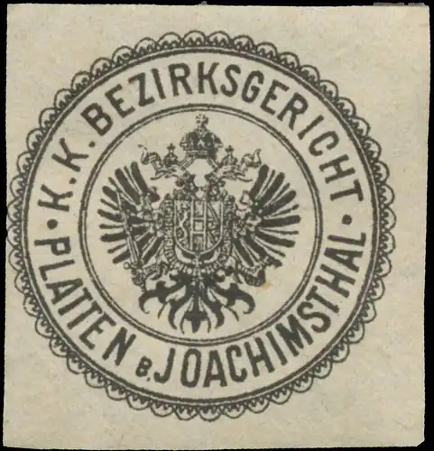 K.K. Bezirksgericht Joachimsthal