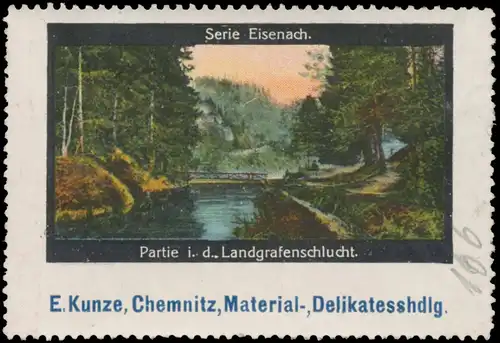 Partie an der Landgrafenschlucht in Eisenach