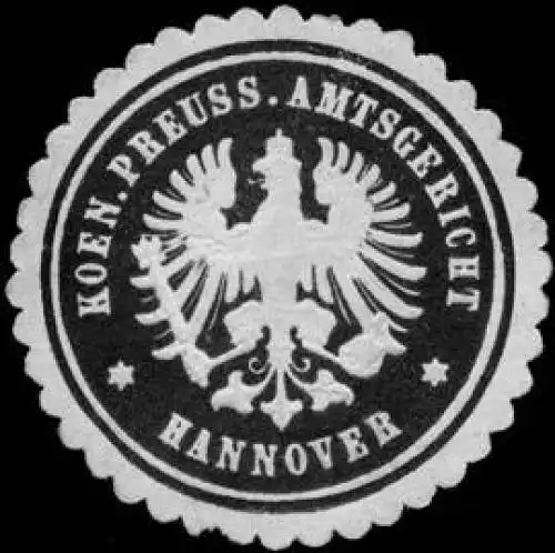 K. Pr. Amtsgericht - Hannover