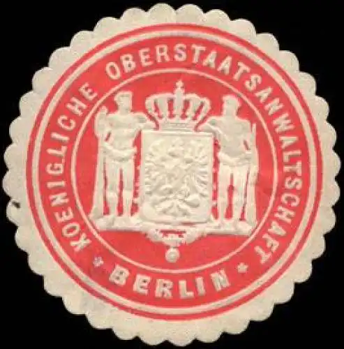 Koenigliche Oberstaatsanwaltschaft Berlin