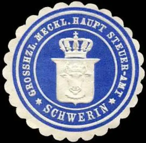 Gr. Mecklenburgisches Haupt Steuer - Amt - Schwerin