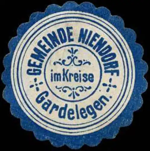 Gemeinde Niendorf im Kreise Gardelegen