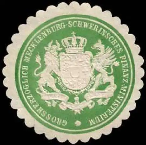 Gr. Mecklenburg - Schwerinsches Finanzministerium