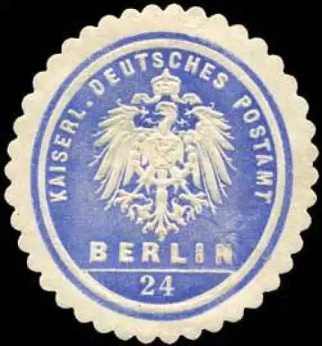 Kaiserlich Deutsches Postamt Berlin 24