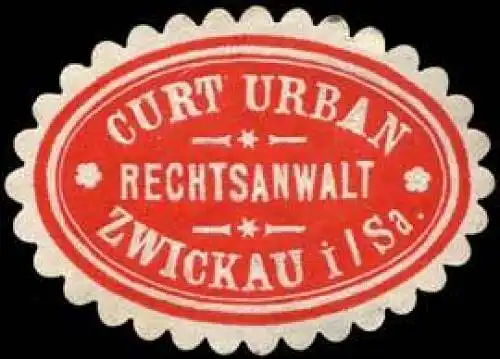 Rechtsanwalt Curt Urban - Zwickau in Sachsen