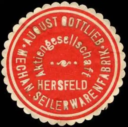August Gottlieb Aktiengesellschaft - Mechanische Seilerwarenfabrik Hersfeld