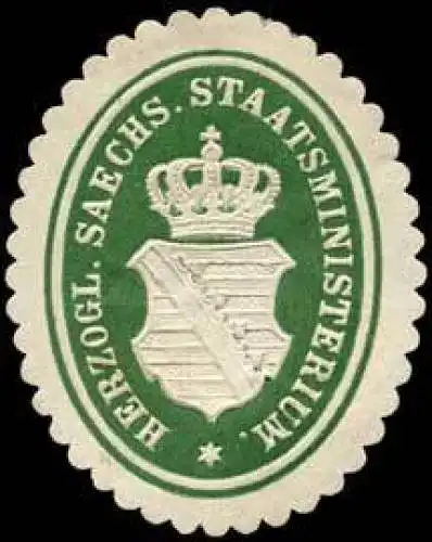 Herzoglich Saechsisches Staatsministerium