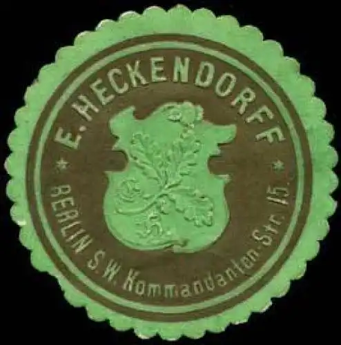 E. Heckendorff - Berlin