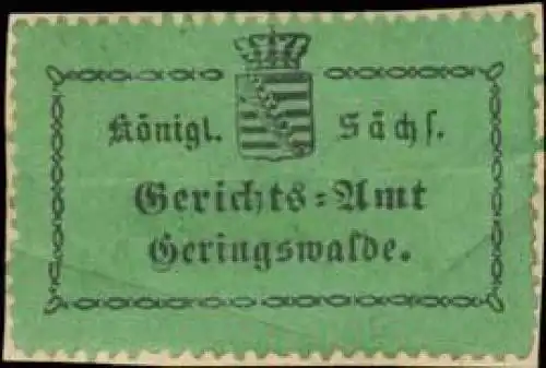 K.S. Gerichtsamt Geringswalde