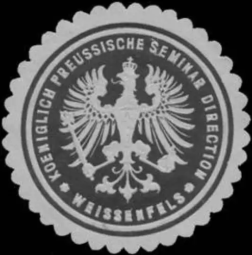 Koeniglich Preussische Seminar Direction Weissenfels