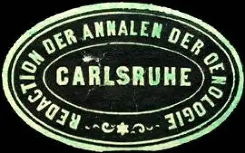 Redaction der Annalen der Oenologie - Karlsruhe