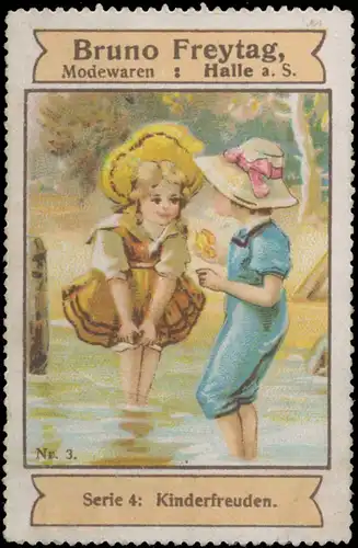 Kinder im Fluss