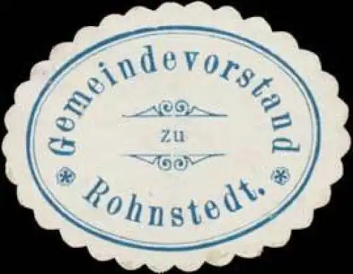 Gemeindevorstand Rohnstedt