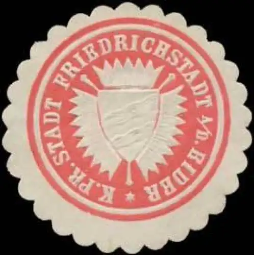 K.Pr. Stadt Friedrichstadt a.d. Eider