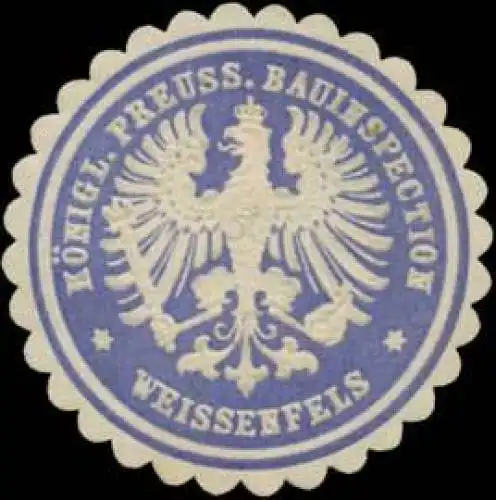 K.Pr. Bauinspection Weissenfels