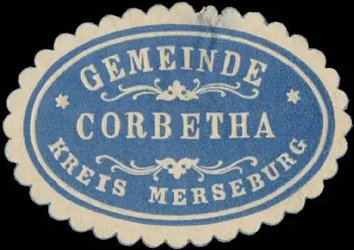 Gemeinde Corbetha Kreis Merseburg