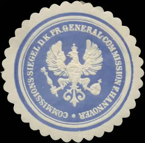 Commissionssiegel der K.Pr. Generalcommission fÃ¼r Hannover