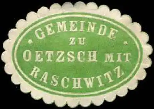 Gemeinde zu Oetzsch mit Raschwitz