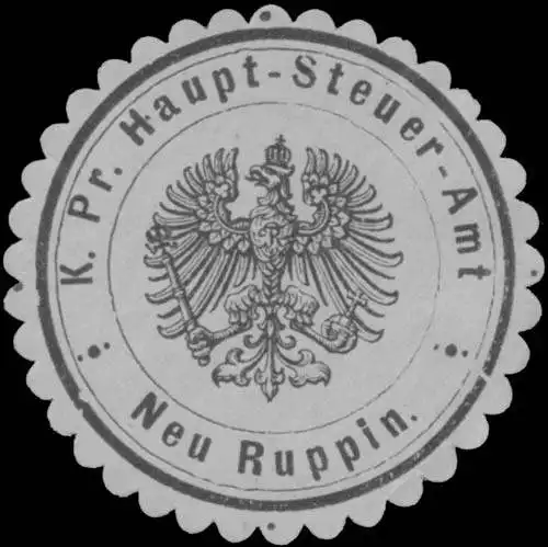 K.Pr. Haupt-Steuer-Amt Neuruppin