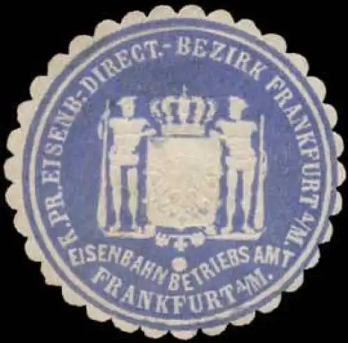 K.Pr. Eisenbahn-Direct.-Bezirk Frankfurt/Main