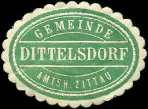Gemeinde Dittelsdorf - Amtsh. Zittau
