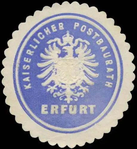 K. Postbaurat Erfurt