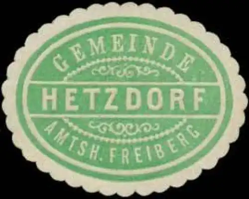 Gemeinde Hetzdorf Amtsh. Freiberg