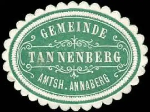 Gemeinde Tannenberg - Amtshauptmannschaft Annaberg