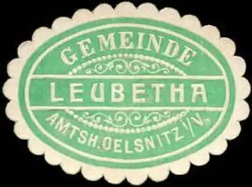 Gemeinde Leubetha - Amtshauptmannschaft Oelsnitz im Vogtland