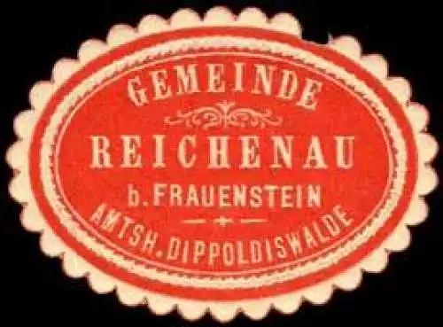 Gemeinde Reichenau bei Frauenstein - Amtshauptmannschaft Dippoldiswalde