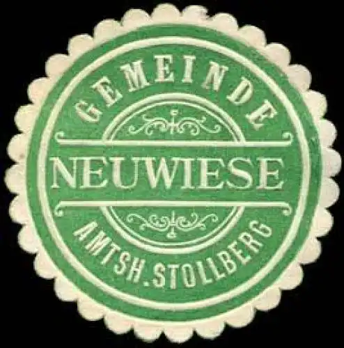 Gemeinde Neuwiese - Amtshauptmannschaft Stollberg