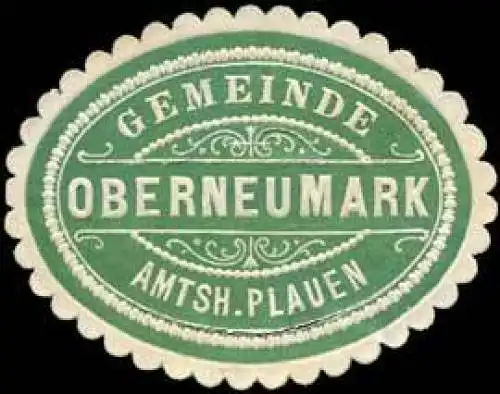 Gemeinde Oberneumark - Amtshauptmannschaft Plauen