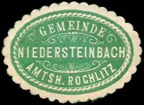 Gemeinde Niedersteinbach - Amtshauptmannschaft Rochlitz