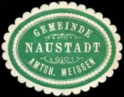 Gemeinde Naustadt - Amtshauptmannschaft Meissen