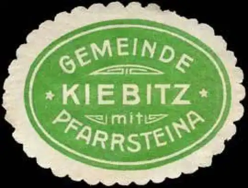 Gemeinde Kiebitz mit Pfarrsteina