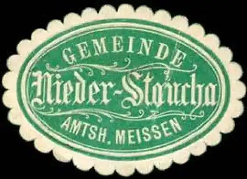 Gemeinde Nieder-Staucha - Amtshauptmannschaft Meissen