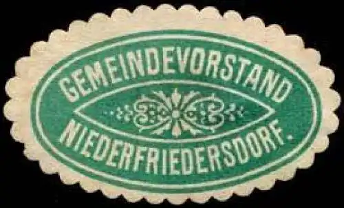 Gemeindevorstand Niederfriedersdorf