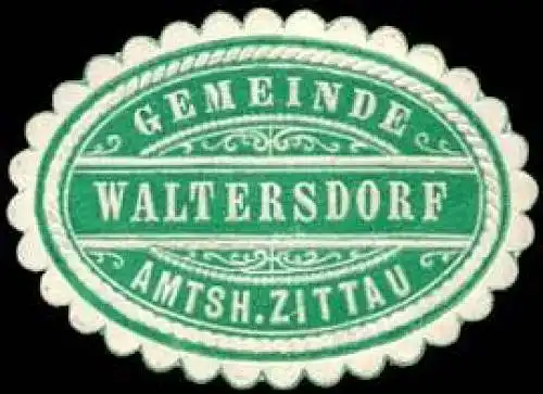 Gemeinde Waltersdorf - Amtshauptmannschaft Zittau