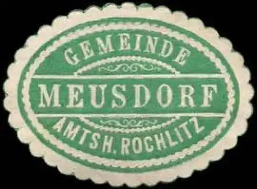 Gemeinde Meusdorf - Amtshauptmannschaft Rochlitz