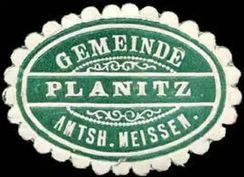 Gemeinde Planitz - Amtshauptmannschaft Meissen