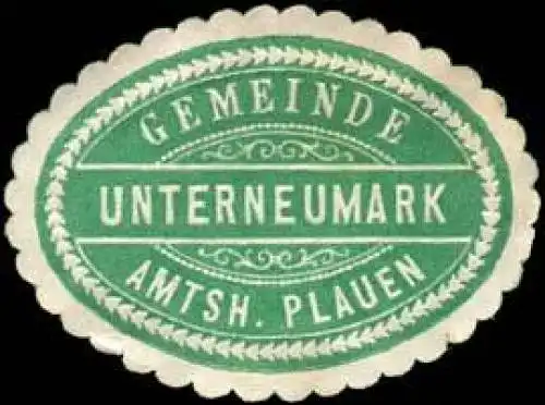 Gemeinde Unterneumark - Amtshauptmannschaft Plauen