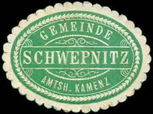 Gemeinde Schwepnitz - Amtshauptmannschaft Kamenz