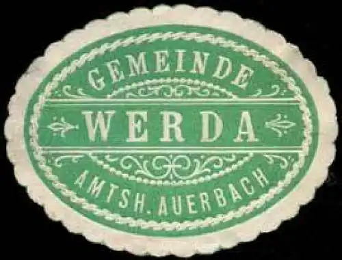 Gemeinde Werda - Amtshauptmannschaft Auerbach