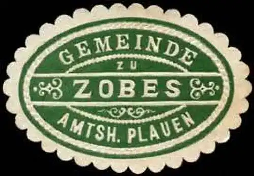 Gemeinde zu Zobes - Amtshauptmannschaft Plauen