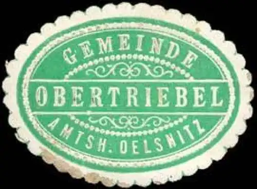 Gemeinde Obertriebel - Amtshauptmannschaft Oelsnitz