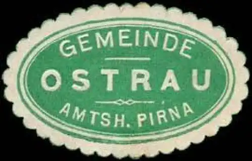 Gemeinde Ostrau - Amtshauptmannschaft Pirna